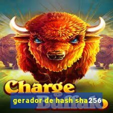 gerador de hash sha256